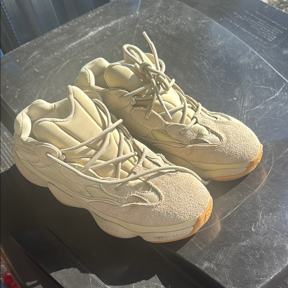 Beige Athletic Sneakers